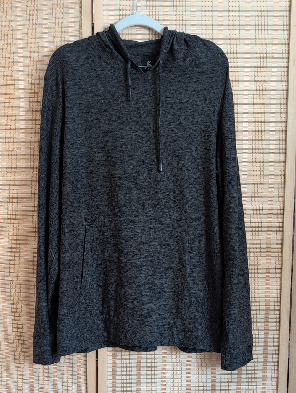 Kyodan Athletic Hooded Long-Sleeve Shirt - Charcoal